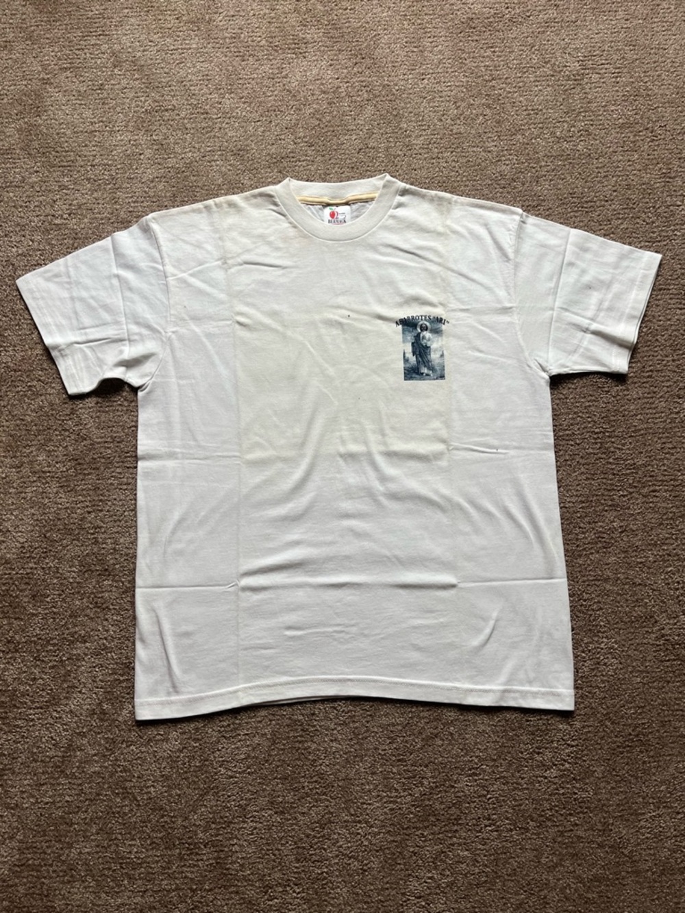 VTG 90’s Jesus Abbarottes White Tee - Picture 5 of 7